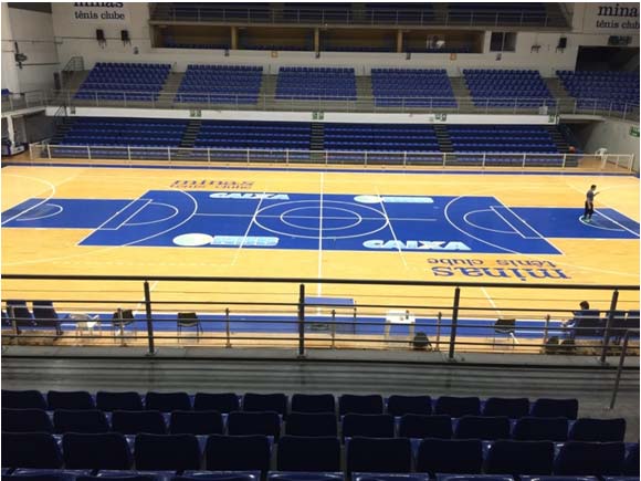 Arena poliesportiva principal do Minas Tênis Clube